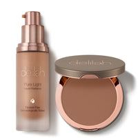 Bronze and Glow Collection | Bronzer & Pure Light Liquid Illuminator